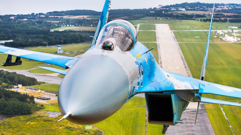 aircraft, military aircraft, vehicle, military, Sukhoi Su-27