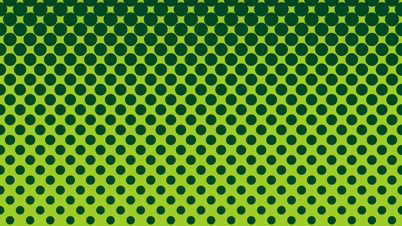 circles, green, patterns, texture, 4k