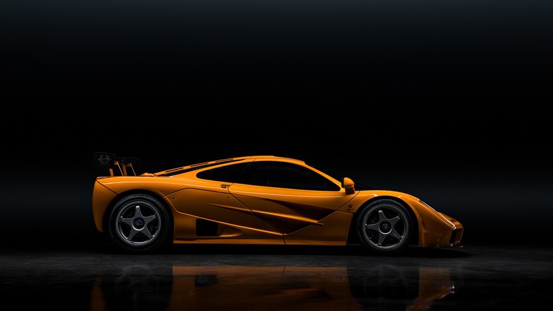 McLaren, orange cars, supercars, McLaren F1 LM
