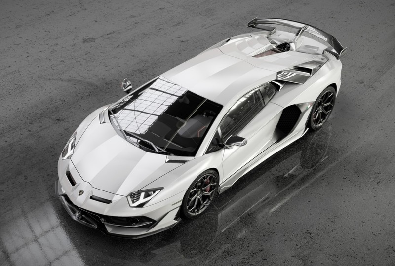 car, vehicle, Lamborghini, white cars, Lamborghini Aventador