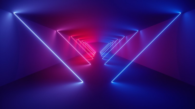 abstract, lights, neon, neon glow