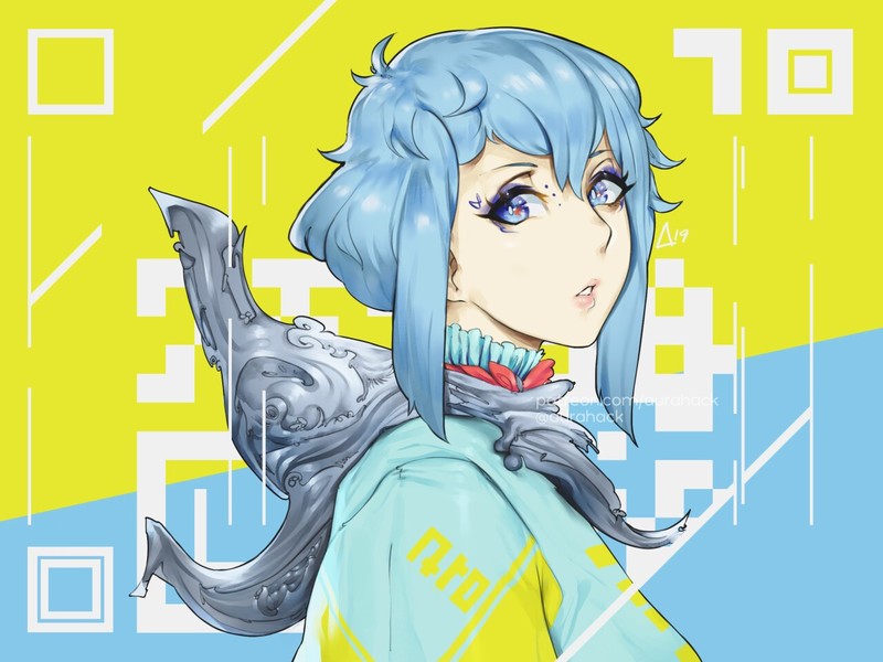 anime girls, fantasy girl, artwork, anime, aurahack