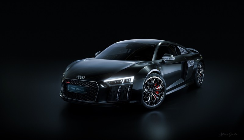 Audi, Audi R8, vehicle, car, black cars, Audi R8 Type 4S