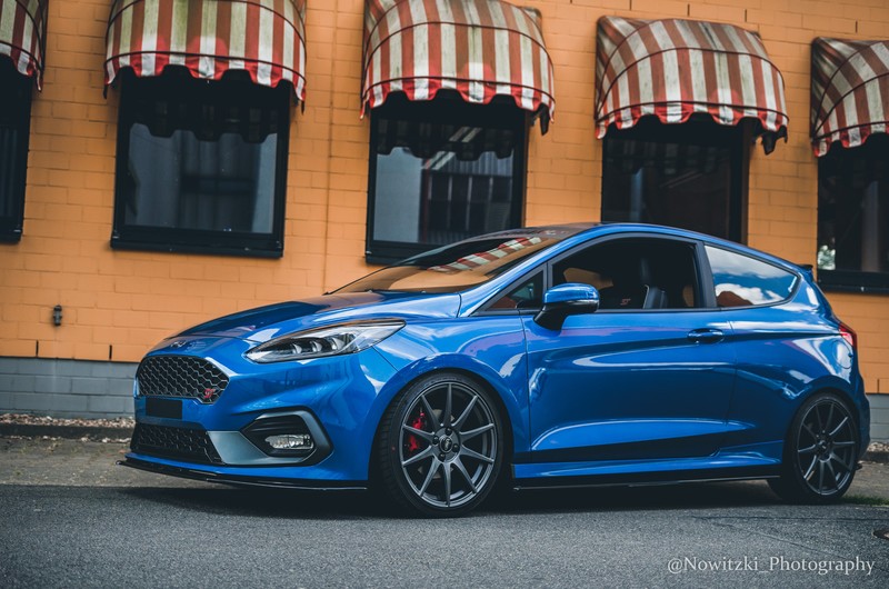 car, Ford, Ford Fiesta ST, blue, sports car, tuning