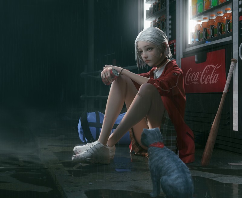 Rui Li, anime girls, artwork, anime