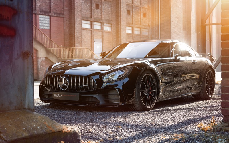 car, supercars, black cars, Mercedes-AMG GT, Mercedes-Benz
