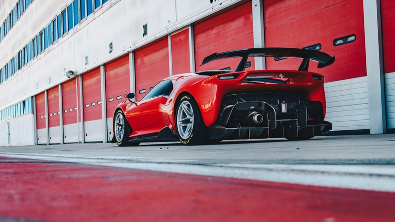car, Ferrari, Ferrari P80/C, red cars, race tracks, Italian Supercars, supercars