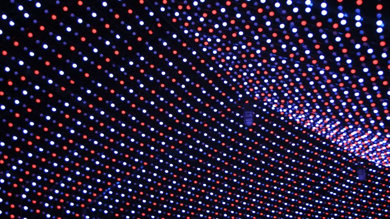 light bulbs, colorful, texture, lighting, 4k