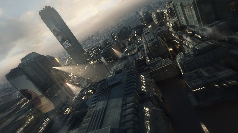 render, futuristic, futuristic city, science fiction, digital art