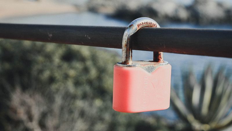 lock, blur, locked, 4k