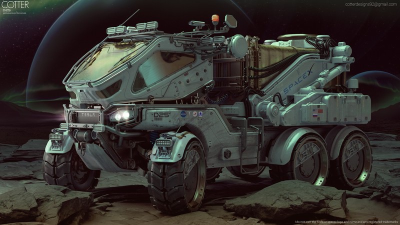 render, vehicle, digital art, ArtStation, futuristic
