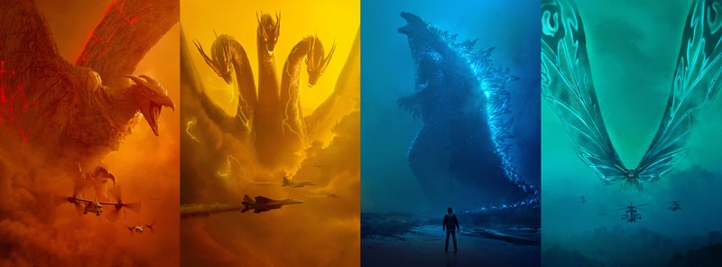 Godzilla, Godzilla: King of the Monsters, Mothra, King Ghidorah, Rodan ...