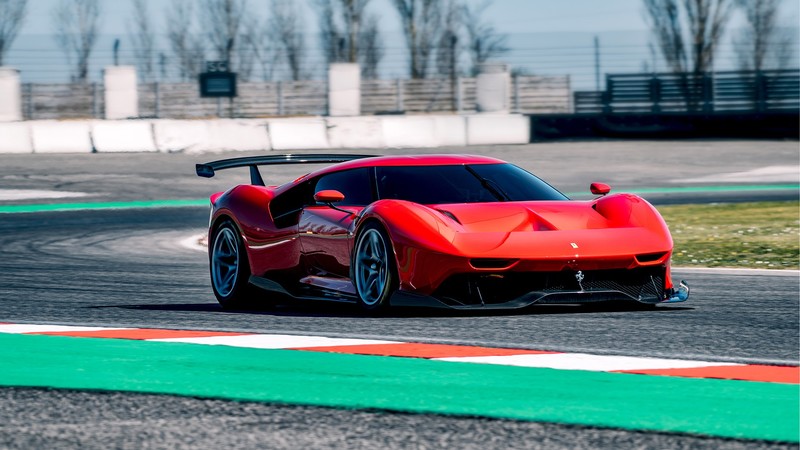 Ferrari, Ferrari P80/C, car, vehicle, red cars