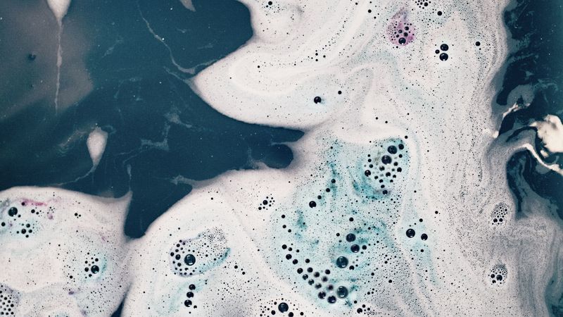 liquid, bubbles, macro, color liquid, 4k