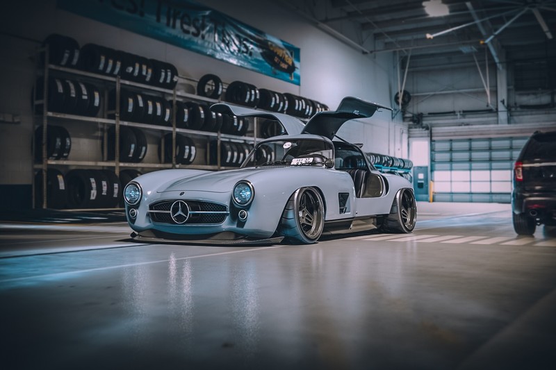 render, Khyzyl Saleem, Mercedes Benz, car, silver cars, vehicle, digital art