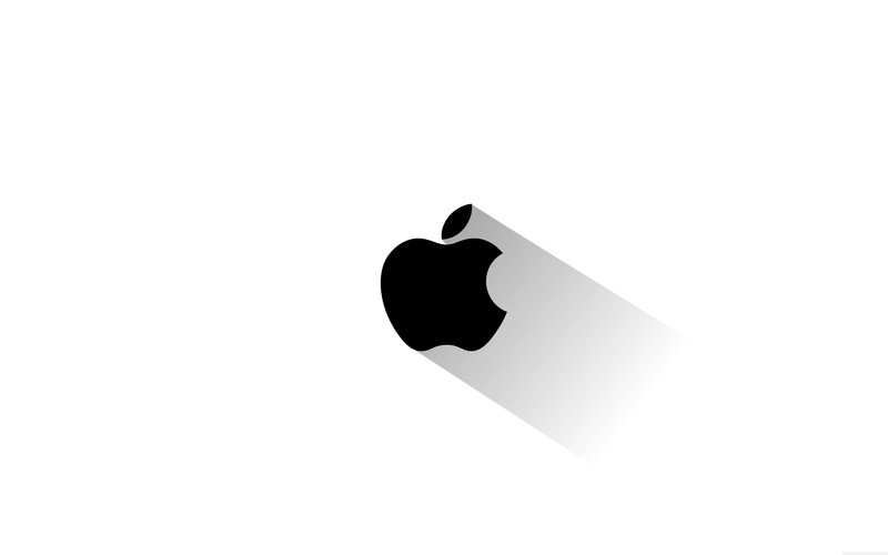 technology, Apple Inc., logo, landscape
