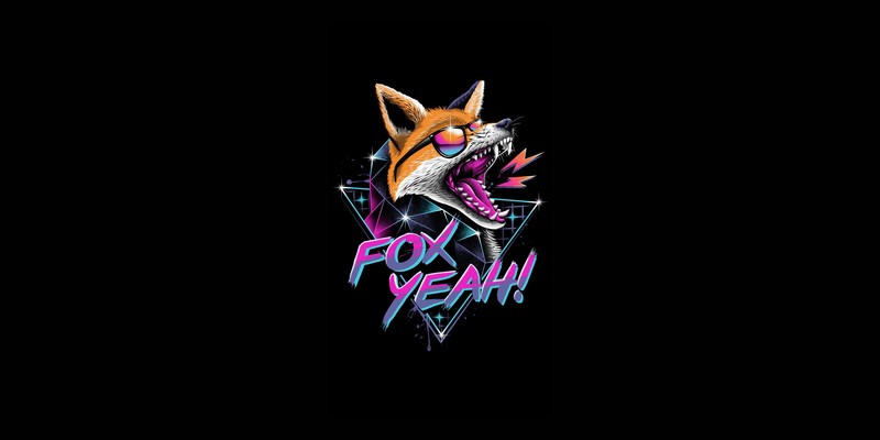 fox, animals, artwork, minimalism, simple background