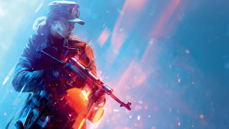 women, artwork, Battlefield V