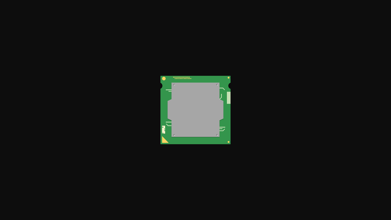 simple, vector, computer