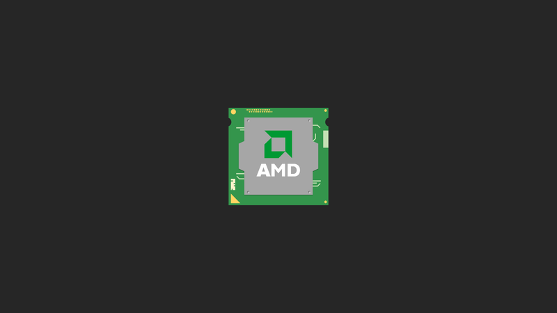 minimalism, vector, simple, computer, AMD