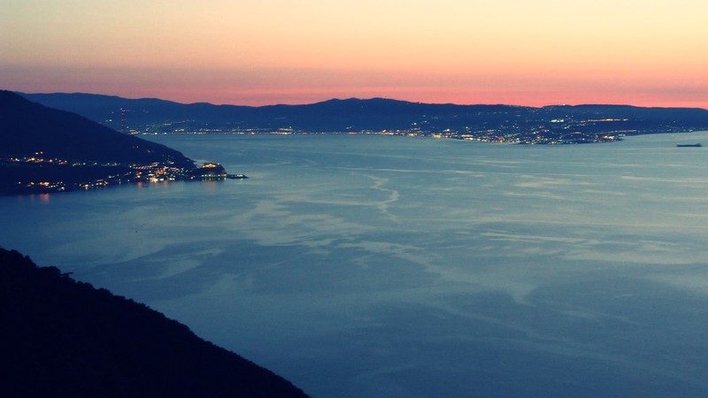 Strait of Messina, Calabria, landscape