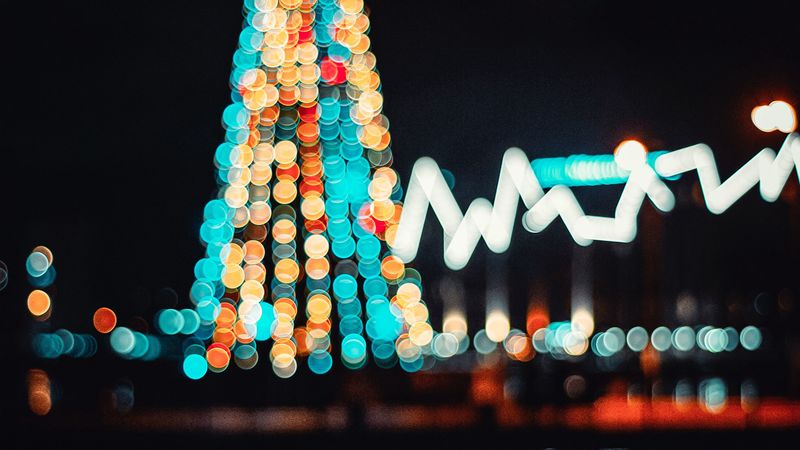 christmas tree, glare, bokeh, lighting, new year, christmas, 4k