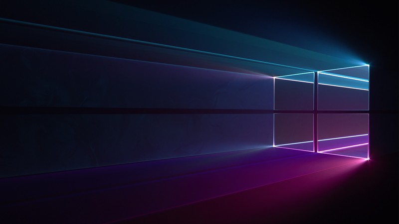 Windows 10, abstract, logo, colorful