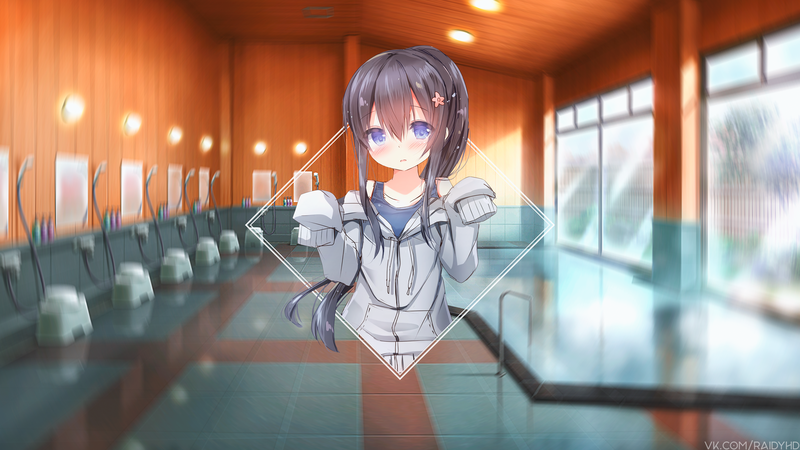 anime, picture-in-picture, anime girls