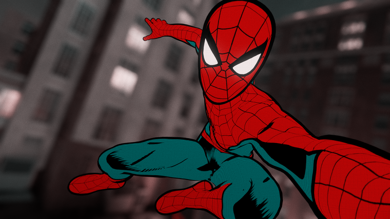 Spider-Man, superhero, comic art, artwork