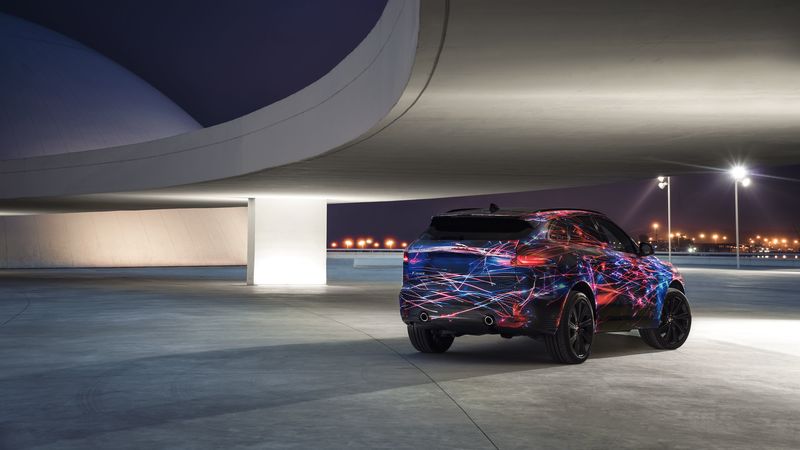 jaguar f-pace, jaguar, suv, tuning, side view, 4k