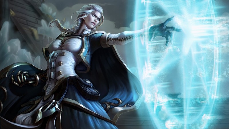 Blizzard Entertainment, World of Warcraft, PC gaming, video game art, fantasy art, fantasy girl, Jaina Proudmoore