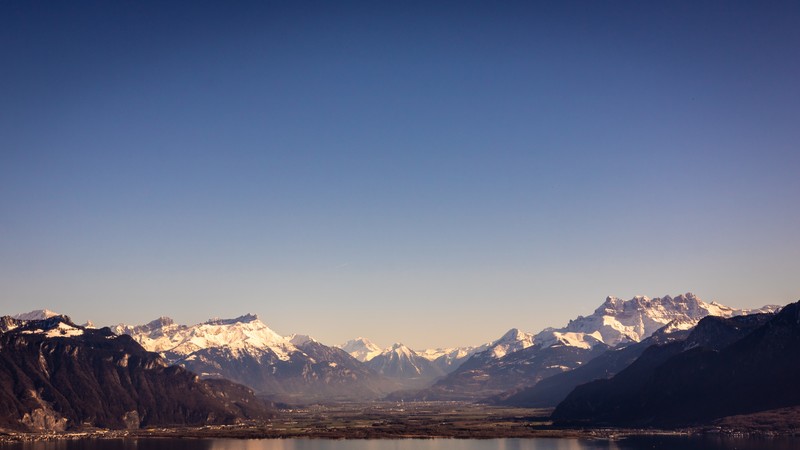 Switzerland, landscape, mountains, summit, Alps