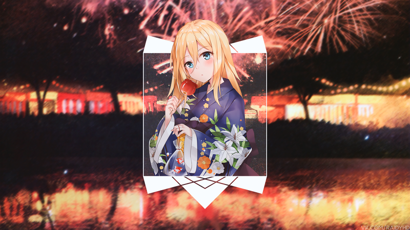 anime girls, picture-in-picture, Rachel Gardner, anime