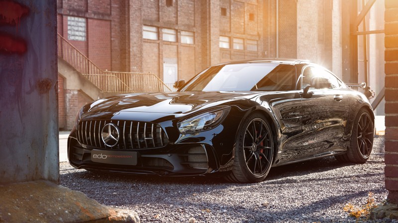 Mercedes AMG GTs, car, black, vehicle