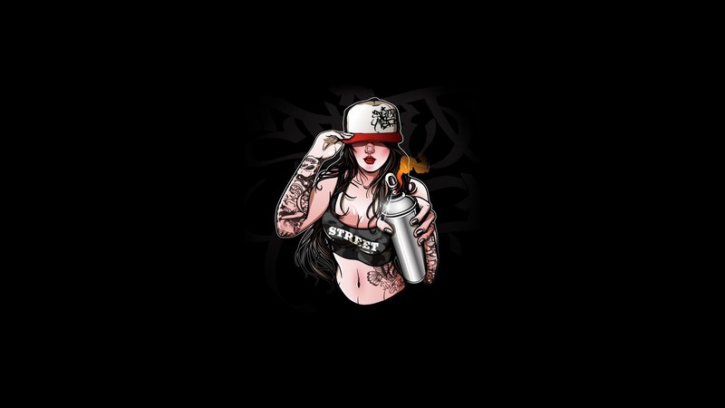 tattoo, women, artwork, simple background, minimalism, Kojek90