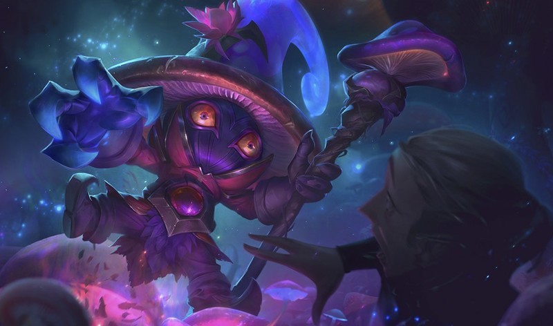 Elderwood, League of Legends, Riot Games, Veigar, video games, magic, skin