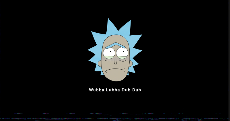 Rick and Morty, sad, wubalubadubdub, Rick Sanchez, depressing, cyan