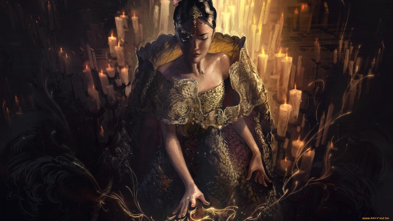 fantasy girl, artwork, fantasy art