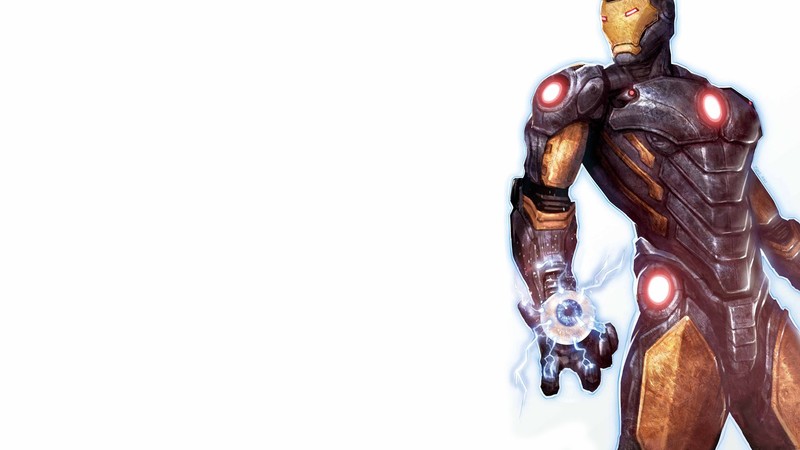 Marvel Comics, Iron Man, comic art, simple background