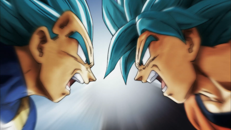 anime, Dragon Ball Super, Super Saiyajin Blue, Son Goku, Vegeta