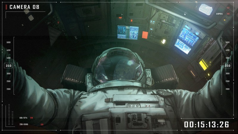 digital art, astronaut, space, numbers, space art