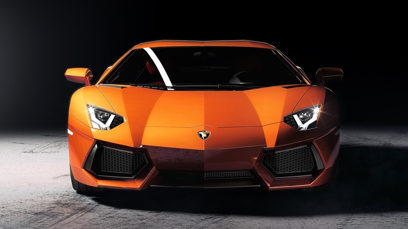 Lamborghini, vehicle, car, orange cars, LP-700