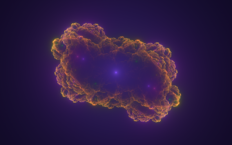 abstract, fractal, digital art, Rick and Morty, clouds