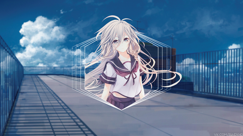 anime, anime girls, picture-in-picture