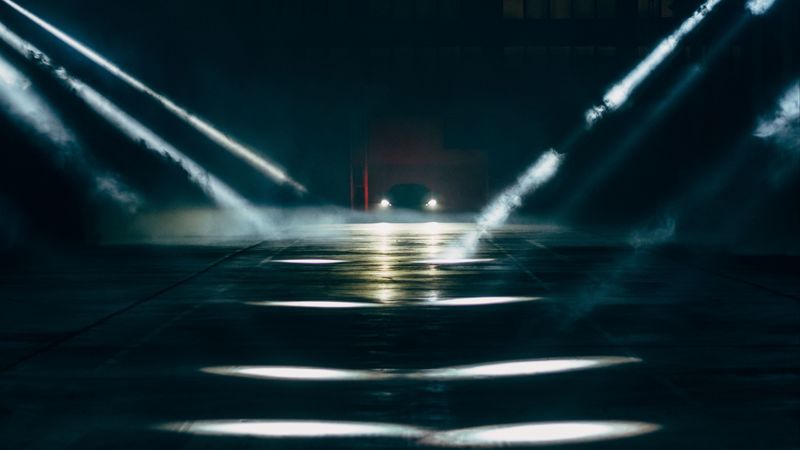 car, headlights, dark, light, 4k