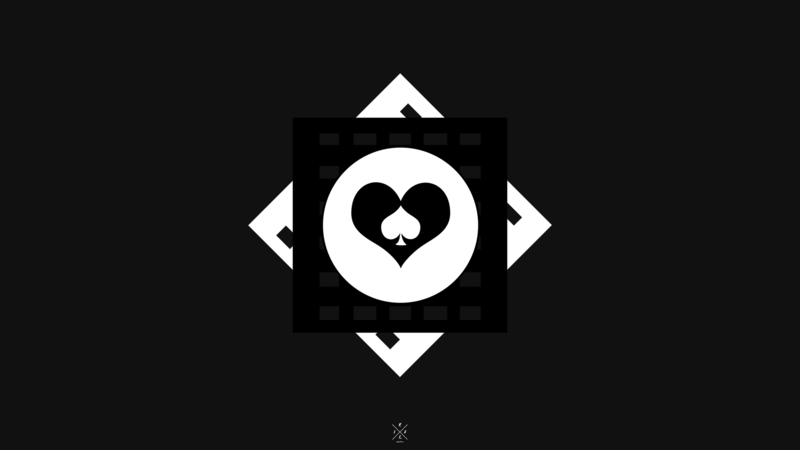 shapes, Casino, minimalism, simple background