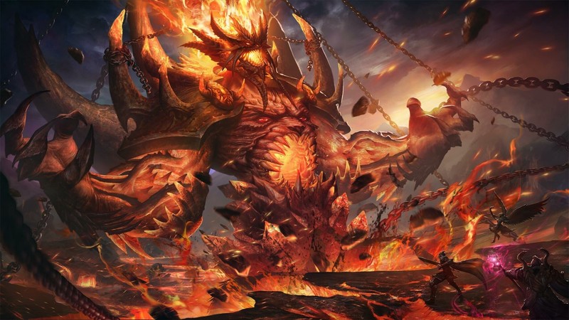 fire, artwork, fantasy art, creature