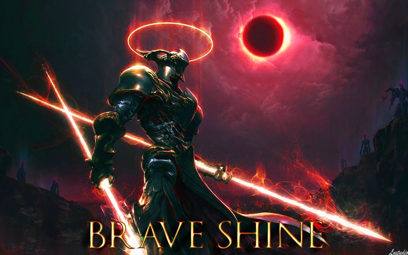 Brave shine, anime, animation, red, manga