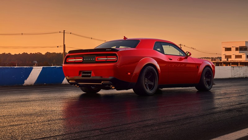 Dodge Challenger SRT, Dodge Challenger, Dodge, car, red cars, race tracks