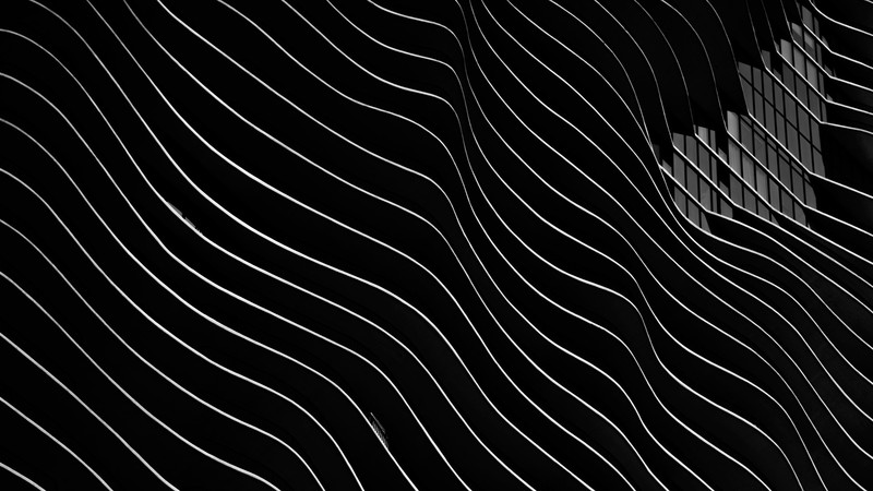 monochrome, architecture, texture, building, lines